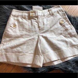 Banana republic shorts Martin fit off white